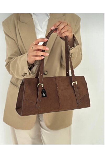 OzBeauty Semišová kabelka do ruky a dámská taška přes rameno