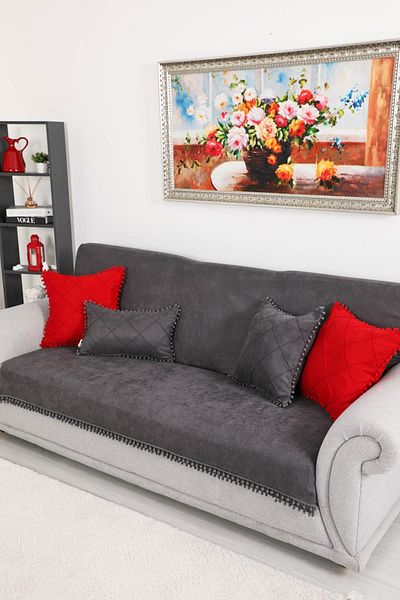 Aisha's Design 180X210 cm Pompom Seat Cover - Ko-34