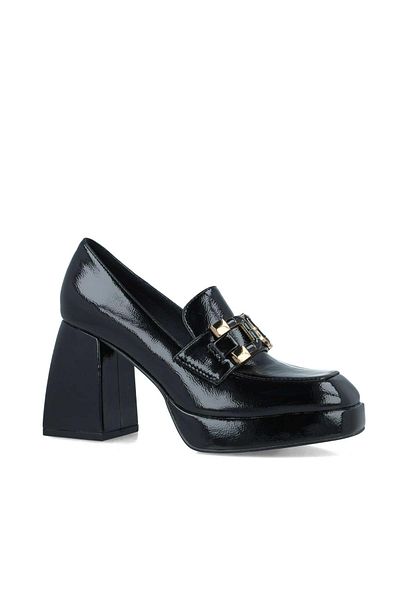 MENBUR WOMEN SHOES BLACK LOAFERS - SLIPPERS