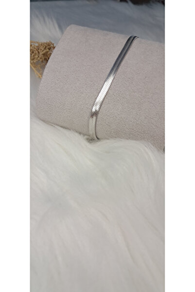 stainles steel سلسلة فولاذية إيطالية - سوار فضي