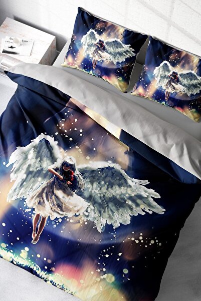 MonoHome Постільна білизна з бавовняного сатину для двоспального ліжка 3D Dig...