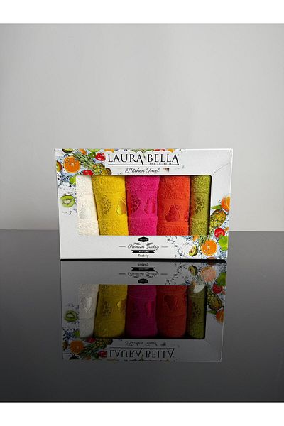 Galeri Kristal Lb Fruits Premium 30X50 5 Pack Boxed Towels
