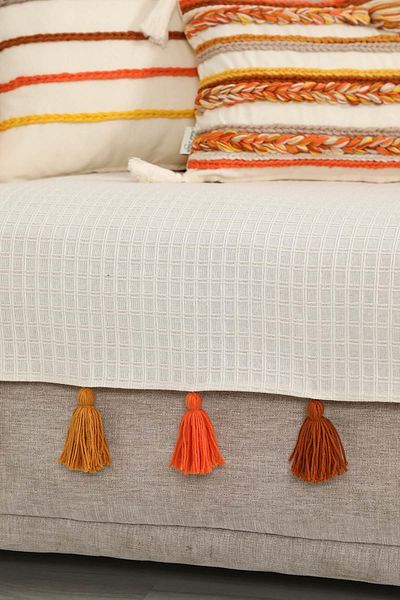 Aisha's Design 90X155 cm Tufted Seat Cover - Ko-21Ik