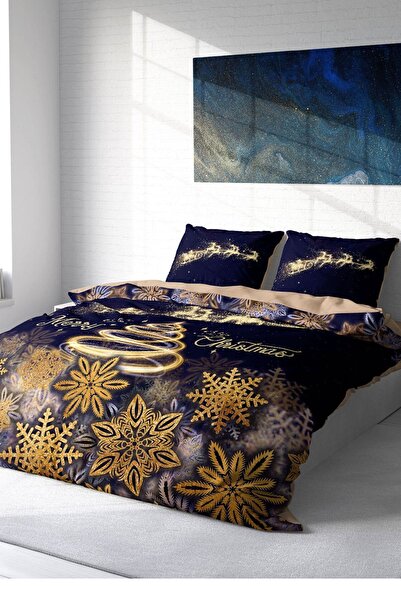 MonoHome Новорічний комплект постільної білизни 100% натуральна бавовна Merry...