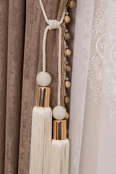 LEYLA AKSESUAR PERDE AKSESUARI LÜKS BRAÇOL ÖZEL TASRIM MODEL