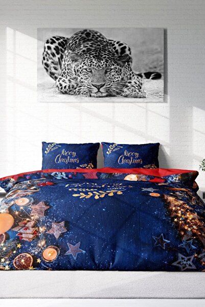 MonoHome Новорічний комплект постільної білизни 100% натуральна бавовна Merry...