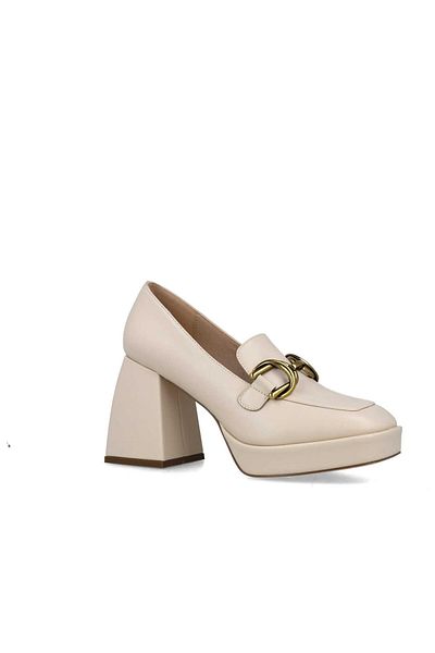MENBUR WOMEN SHOES WHITE LOAFERS - SLIPPERS
