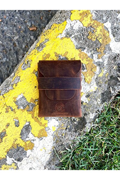 Mess collection Genuine Leather Handmade - Vertical Palm Card Holder/Gift Items