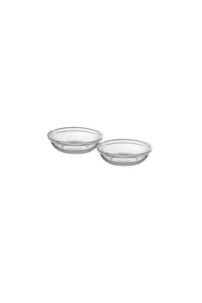 Dania Acrylic Clear Nuwa Plate 2 Pieces Small 8 CM
