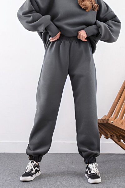 YAKAMEL Pantaloni de trening pentru femei, cu buzunare laterale, talie super ...