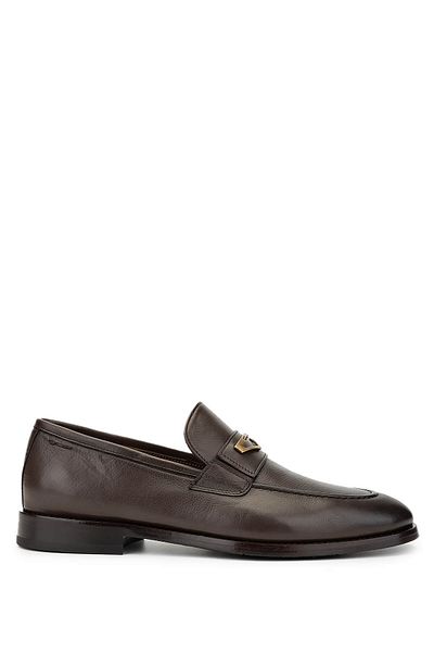 Tamer Tanca Men's Genuine Leather Brown Loafer Shoes