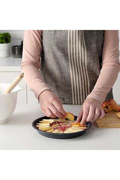 COOK-LAB 24 Cm Siyah Emaye Kaplı Kek Ve Tart Kalıbı