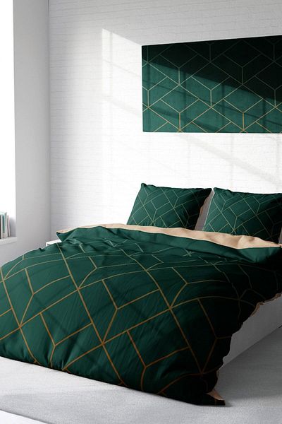MonoHome Duvet Cover Set 100% Natural Cotton Double 3d Digital Zümtüt Suite