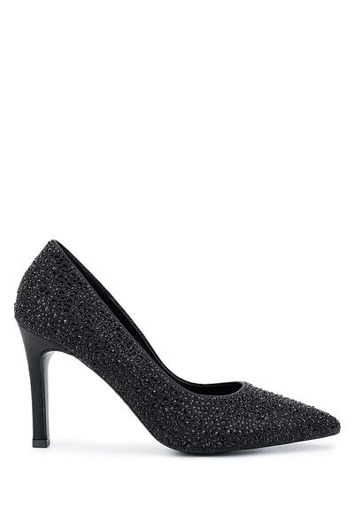 Tamer Tanca Women's Vegan Black Heeled Shoes