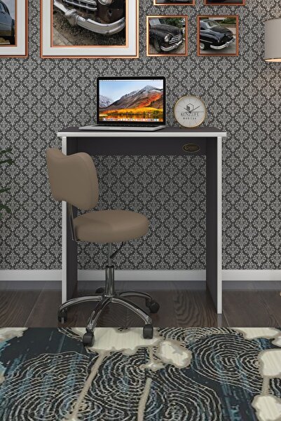 Kenzlife Bilgisayar Çalışma Masası Çambudivip 075*070*40 Gri Ofis Sekreter La...