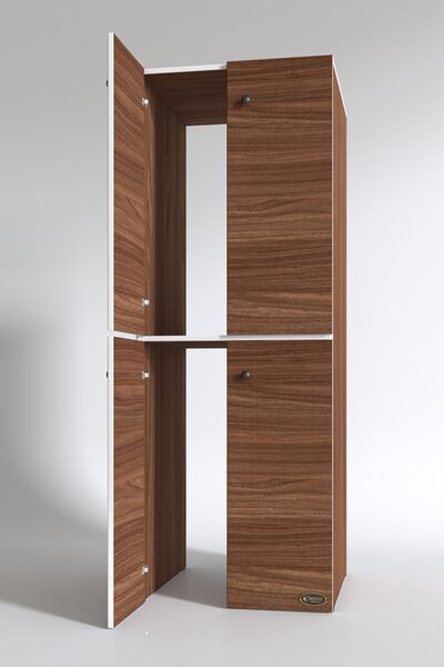 Kenzlife Çamaşır-Bulaşık Makinesi Dolabı Kapaklı Roksana Cvz 180*70*60 Banyo Çift Katlı Arkalıksız