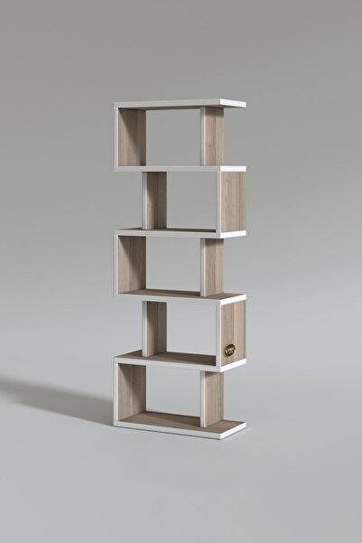 Kenzlife Kitaplık Raf Diba1 Crd 129X040X19 Banyo Kiler Ofis (M)