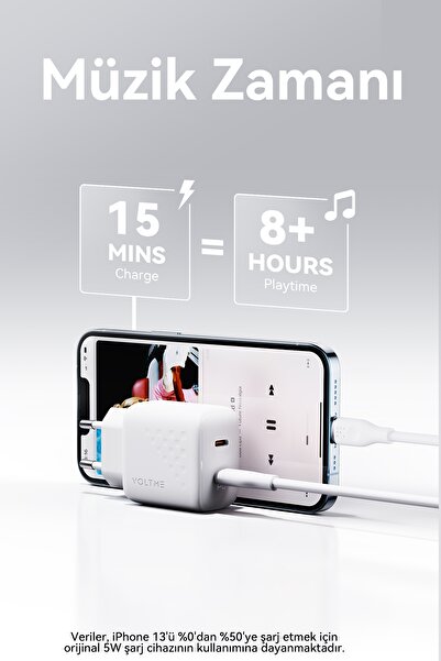 VOLTME V2020 Revo Beyaz 20w Cc Şarj Aleti