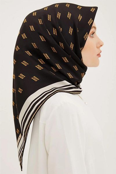 Armine Nostalgia Series Twill Μεταξωτό Κασκόλ 8959-01NT