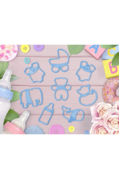 CMHOME قوالب كوكيز للأطفال، تشكيل زلابية الألعاب 8 قطع