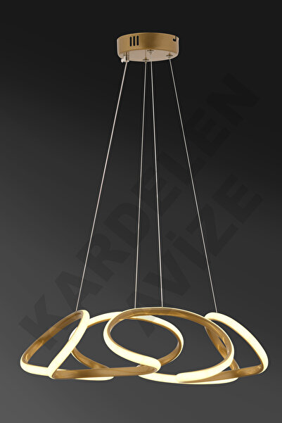 SONSUZ AYDINLATMA&AVİZE Sonsuz 3 Renkli Eskitme Derin4 Modern Ledli Avize