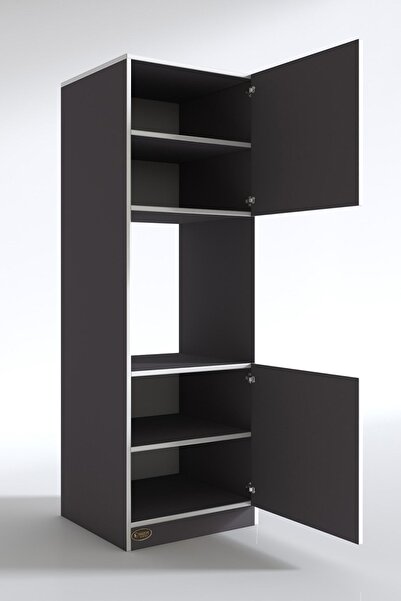 Kenzlife Ankastre Fırın Dolabı Bige Gri Mutfak Banyo Kiler