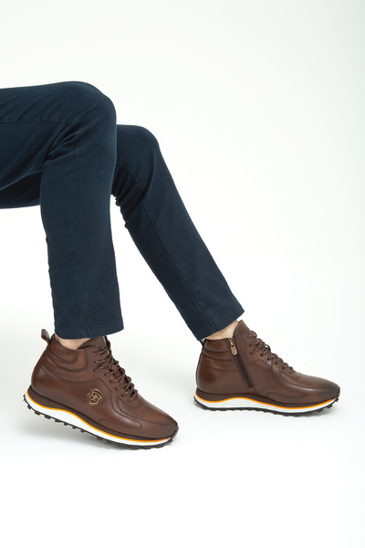 Tamer Tanca Erkek Hakiki Deri Casual Bot 383 4860 Erk Bot Sk21-22