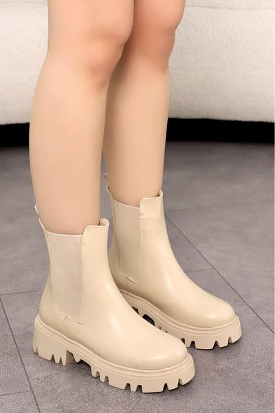 kajal ayakkabı Cizme NVL 1503 cu talpă înaltă dublu elastic