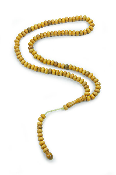 ihvan online مسبحة صلاة مقطوعة على شكل كرة شجرة - 100 قطعة - 7 مم - مسبحة زكي...