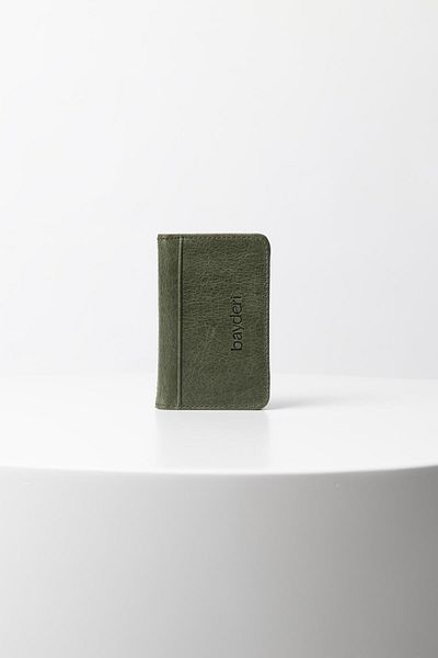 BAYDERİ Suımir Genuine Leather Card Holder Wallet