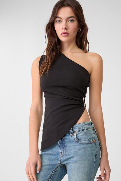 Stradivarius Tokalı asimetrik top