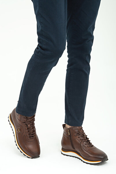 Tamer Tanca Erkek Hakiki Deri Casual Bot 383 4860 Erk Bot Sk21-22