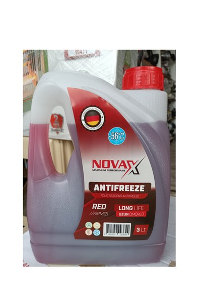 Toptancı Amca Novax Antifiriz 3 Lt Kırmızı -56 C (2 Adet)