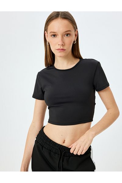 Koton Tricou sport slim cu decolteu rotund