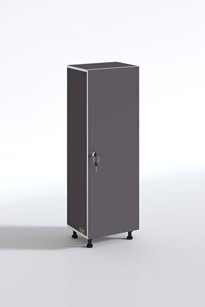 Kenzlife Sepetli Kilitli Mutfak Dolabı Ruberukilit Gri 134X45X30 Banyo Çamaşır Beyaz 10 Lu Sepet