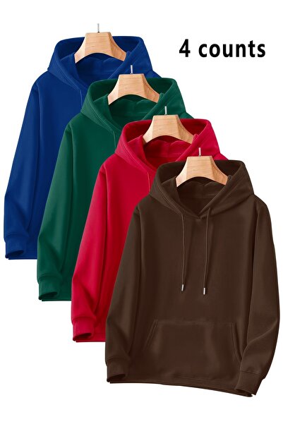 MODAVİBE Φούτερ ModaVibe Hooded - Τσέπη καγκουρό, Oversized Design