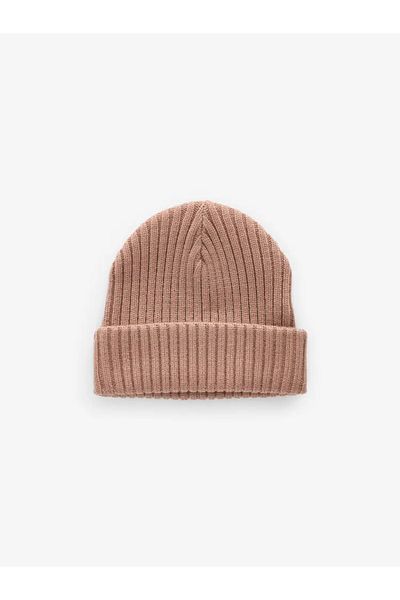 Next Baby Pink Unicorn Embroidered - Rib Pom Beret Bronze Coffee Various Pattern Beret Hat