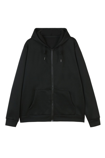 MODAVİBE Oversize Jacket with Hooded Zipper - Suitable for Casual and Sports