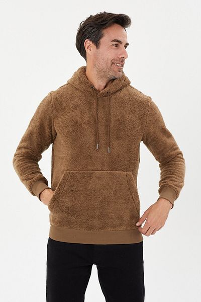 Tony Montana Φούτερ με βελούδινη κουκούλα - Regular Fit SW-1067