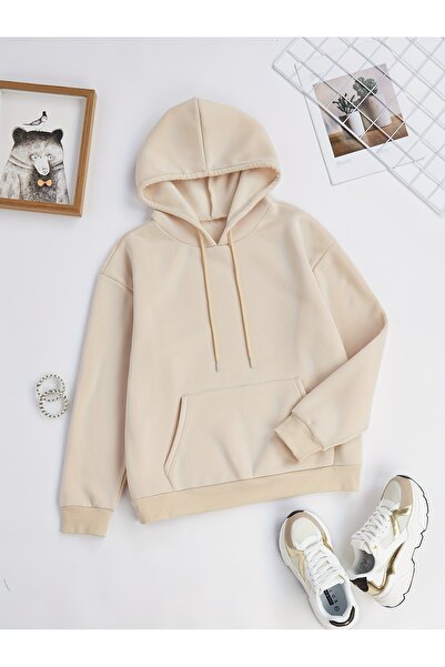 MODAVİBE Hanorac cu glugă ModaVibe - Buzunar cangur, design supradimensionat