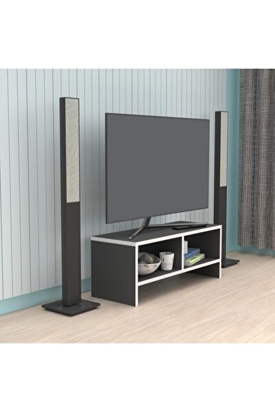 Kenzlife Televizyon Sehpası Beyrut Gri 040*080*30 Tv Ünitesi