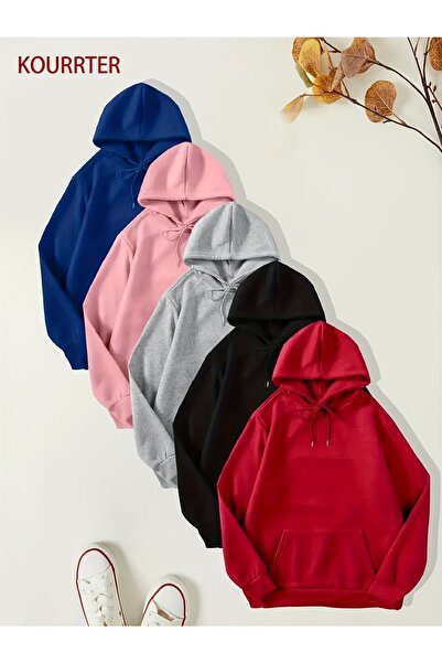 MODAVİBE Φούτερ ModaVibe Hooded - Τσέπη καγκουρό, Oversized Design