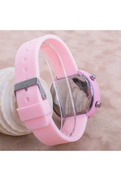 Spectrum Led Watch Dusty Pink Digital Adult Girl Children Wrist Silicone Watch St-303633