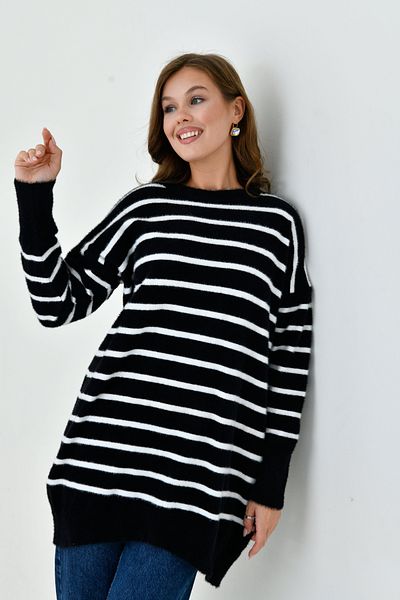 NİSUM MODA Nisum Beard Stripes Tunic