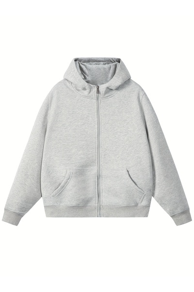 MODAVİBE Oversize Jacket with Hooded Zipper - Suitable for Casual and Sports