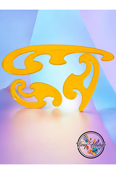 tiny hands Airbrush Set 3-Piece Ruler Airbrush Ruler Set Large Size Ruler Set Airbrush Ruler Set