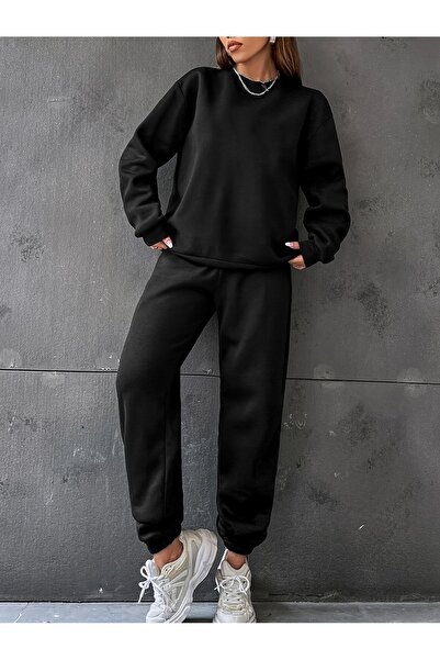 MODAVİBE Σετ αθλητικής φόρμας ModaVibe Jogger - Ύφασμα με 2 κλωστές, casual κ...