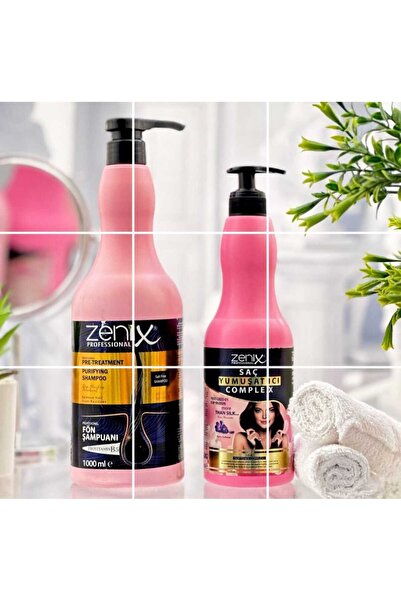 Zenix ZENİX SAÇ BAKIM ŞAMPUANI FÖN İŞLEMİ 1000 ml