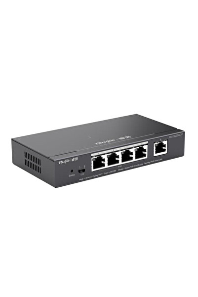 Reyee RG-ES205GC-P 5-Port 10/100/1000 4-Port PoE+ (54W) Cloud Yön. Switch