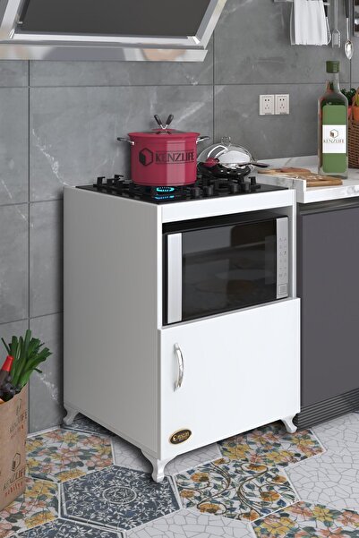 Kenzlife Ocak Dolabı Doğangün Byz 85*60*56 Hazır Mutfak Ankastre Gömme Ocak Için Arkalıksız